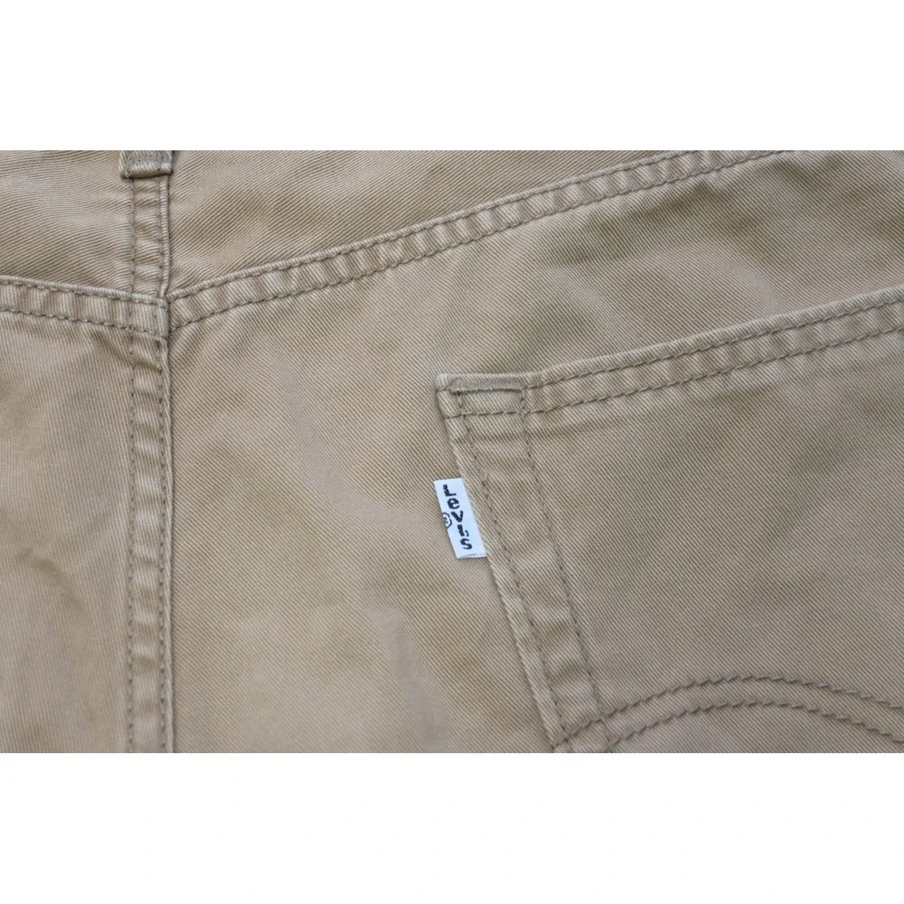 Levi's 514 Straight Fit Pants Mens‎ 40x32 Tan Cotton Twill Casual Excellent
